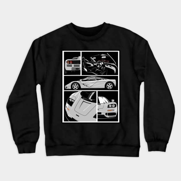 HyperCar Crewneck Sweatshirt by icemanmsc